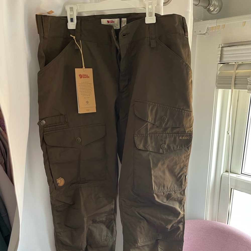 Fjallraven Men's Vidda Pro Sz 50 Ventilated Trousers Dark Olive 33-34" I…